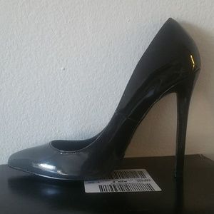 Brand New Patent Heels in Black/Grey Ombre